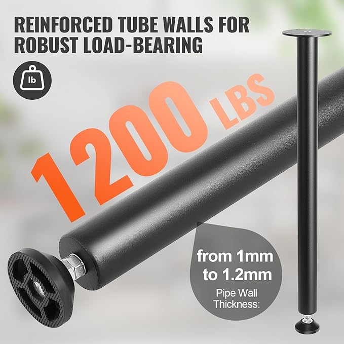 High Load Capacity Desktop Legs 28" Tall