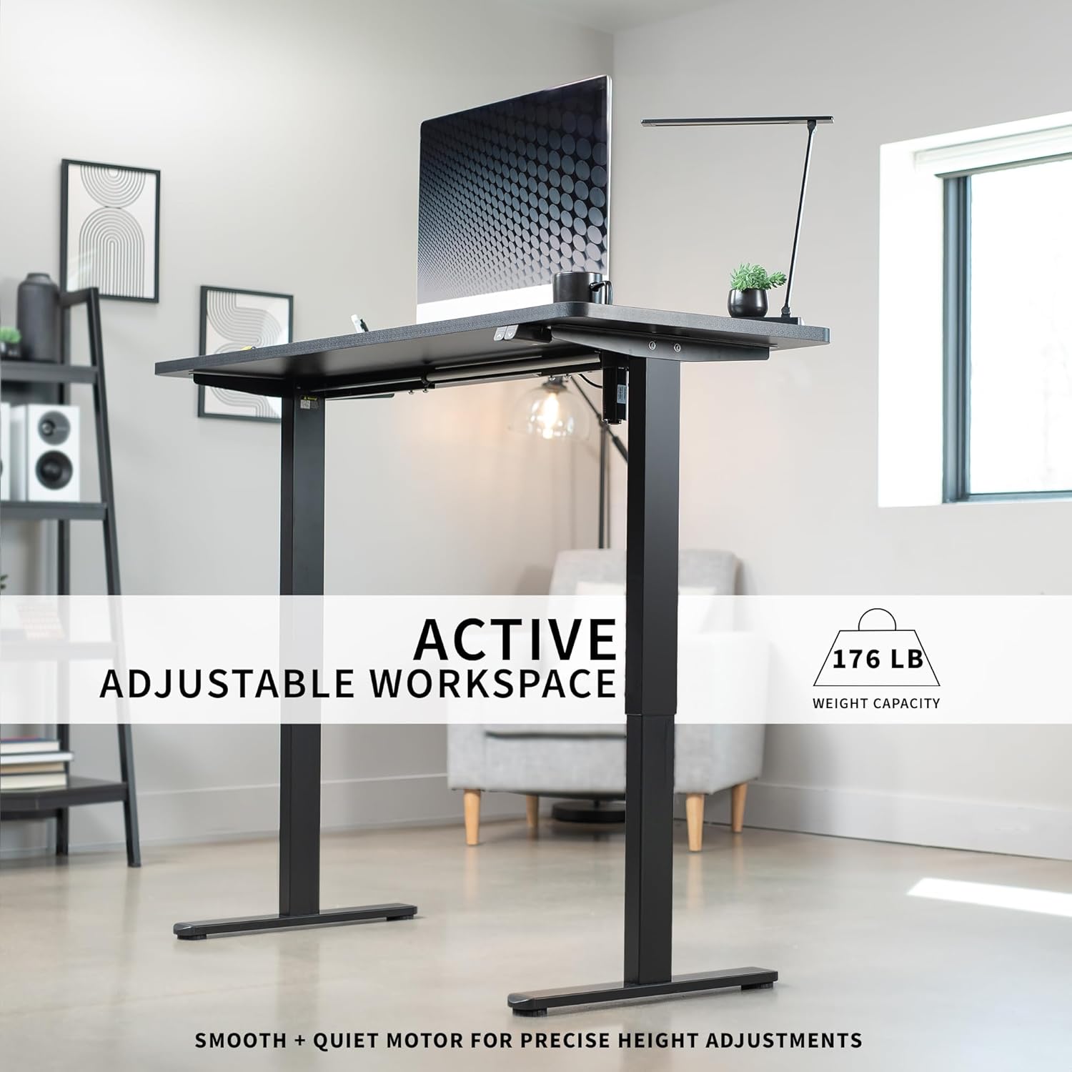 Electric Raise/Lower Desktop Base