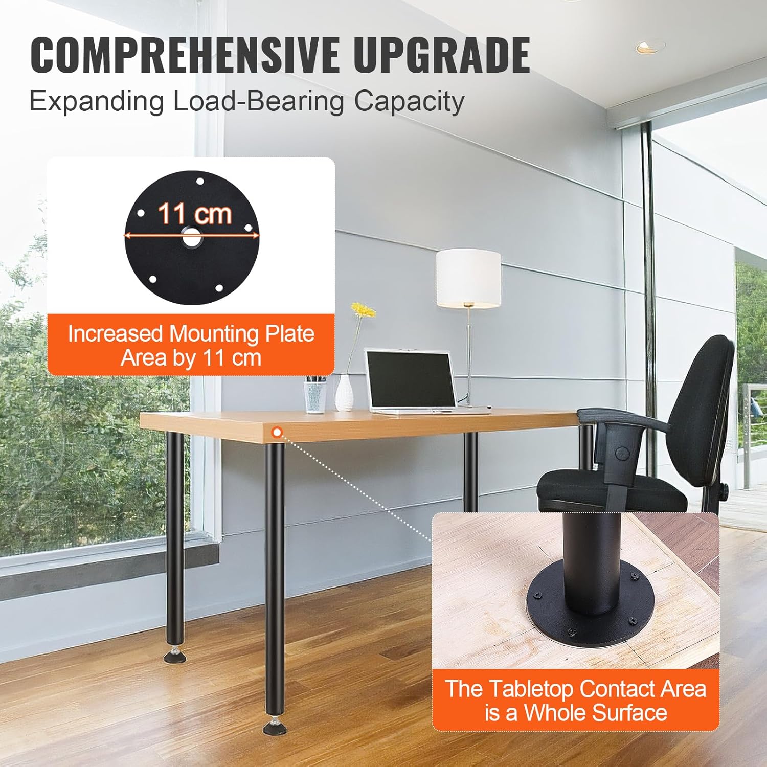 High Load Capacity Desktop Legs 28" Tall
