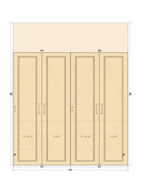 #3 Duel Tower Cabinet Set
