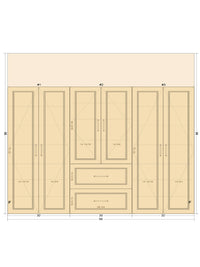 #4 Triple Tower Cabinet Set