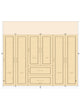 #4 Triple Tower Cabinet Set
