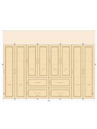 #5 Quad Tower Cabinet Set
