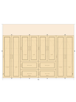 #5 Quad Tower Cabinet Set