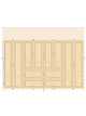 #5 Quad Tower Cabinet Set