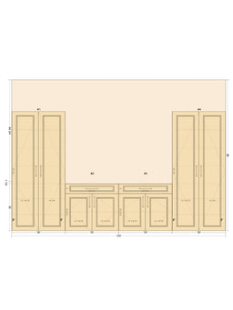 #7 Duel Tower + Duel Base Cabinet Set