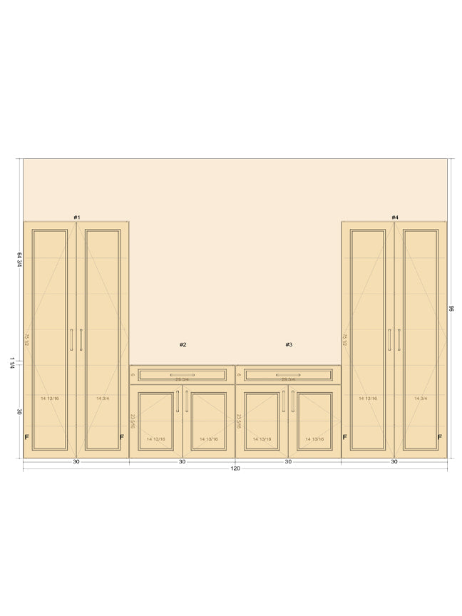 #7 Duel Tower + Duel Base Cabinet Set