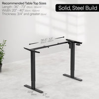 Electric Raise/Lower Desktop Base