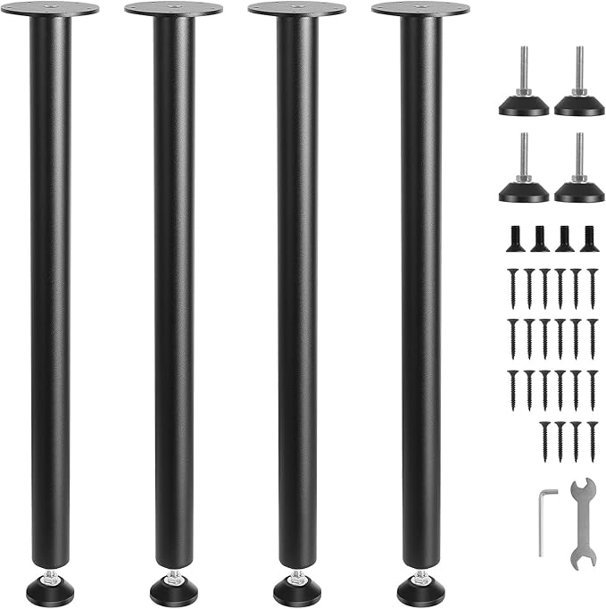High Load Capacity Desktop Legs 28" Tall