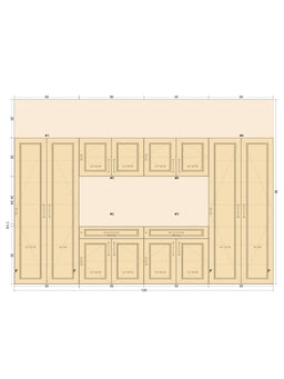 #8 Complete Cabinet Set