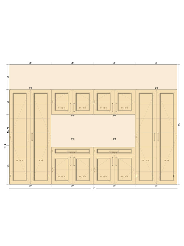 #8 Complete Cabinet Set