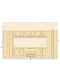 #9 Deluxe Cabinet Set