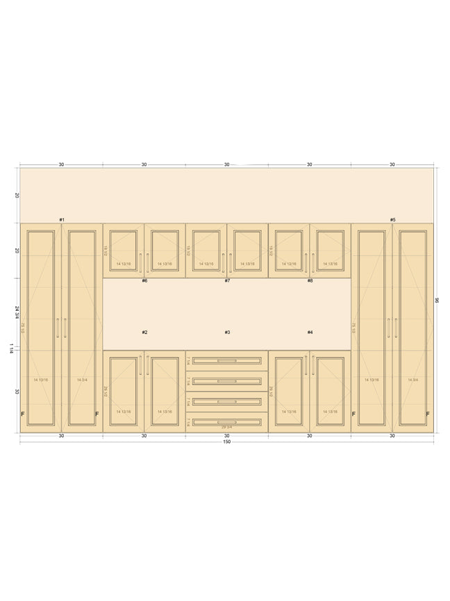 #9 Deluxe Cabinet Set