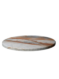 Orange Marble Streak Table Tops