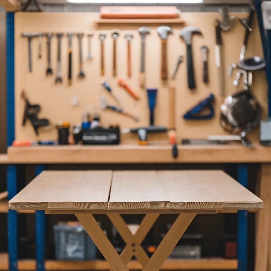 Consistent surface materials across work areas