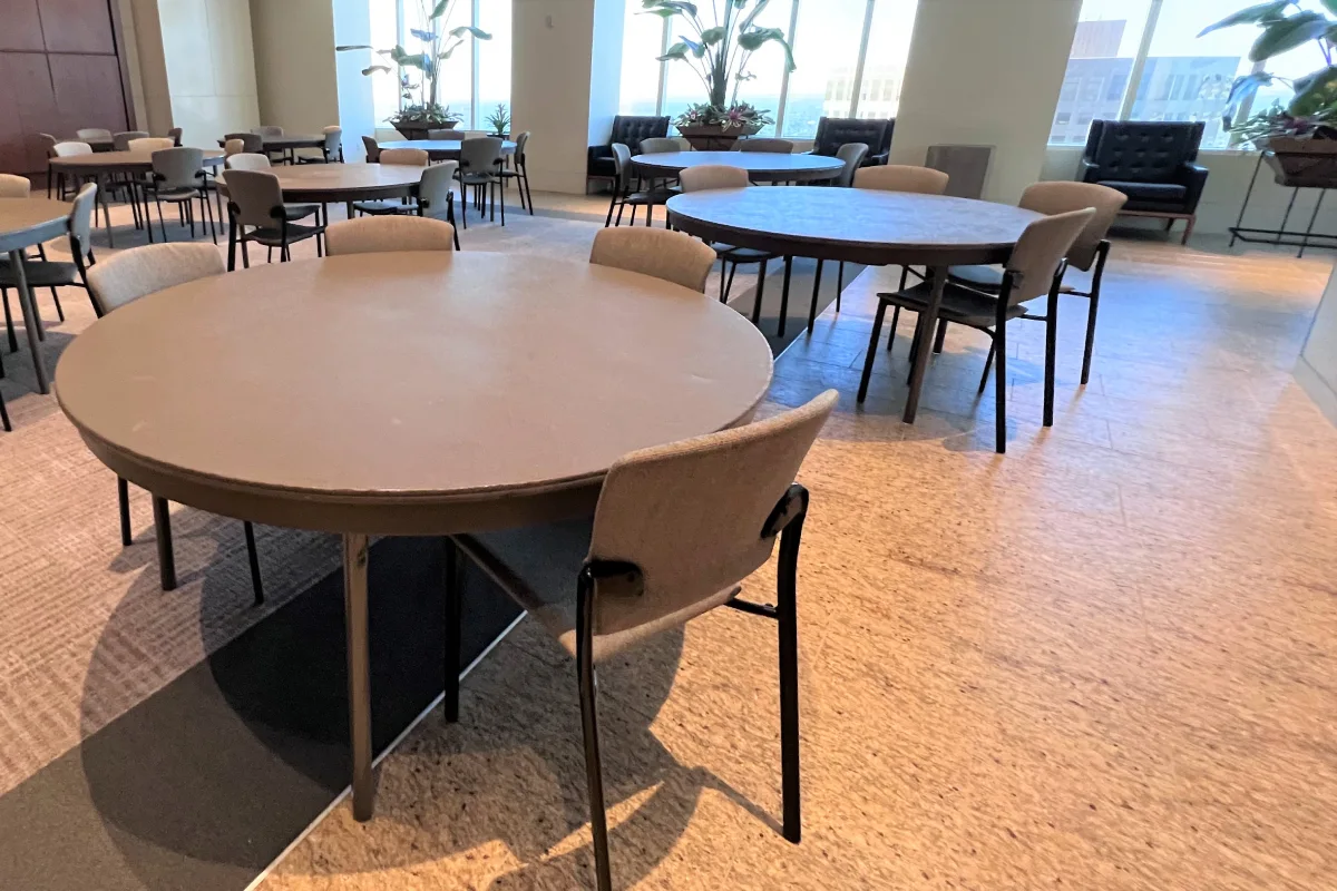 Lounge and Café Seating Areas