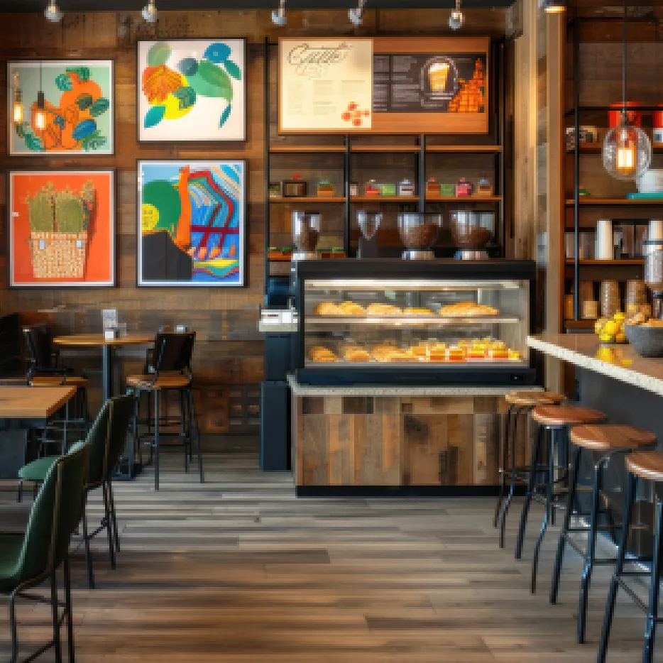 Surface options that support brand identity