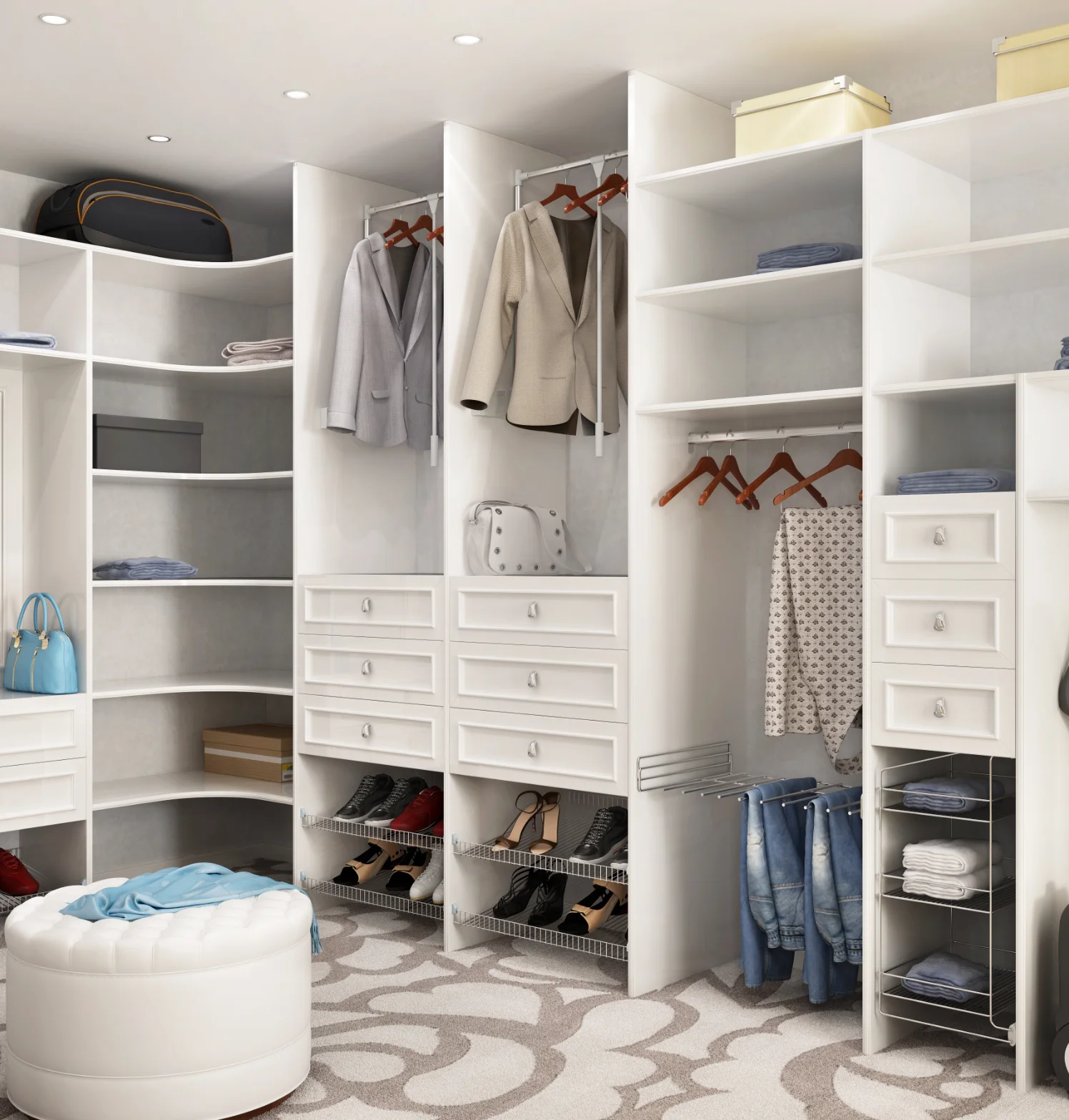 Closet System Surfaces That Hold Up Over Time