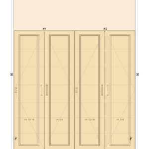 #3 Duel Tower Cabinet Set