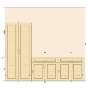 #6 Duel Base + Tower Cabinet Set
