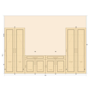 #7 Duel Tower + Duel Base Cabinet Set
