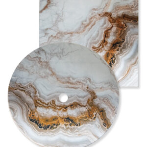 Brown Marble Swirl Table Tops