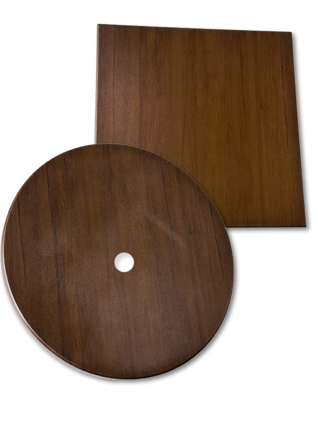 Standard Wood Grain Table Tops